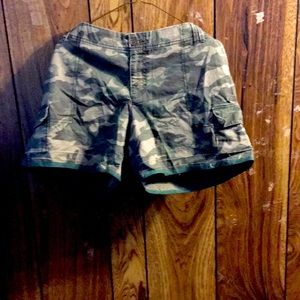 Camouflage Print Shorts